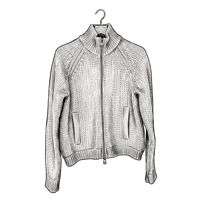【i795】100% Merino Wool Zip-Up Cardigan