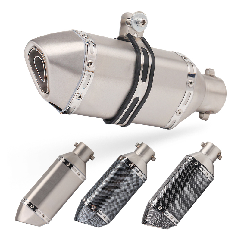 机车改装跑车音排气管m 黄龙600 忍者400 MT07 R3小六角通用尾段