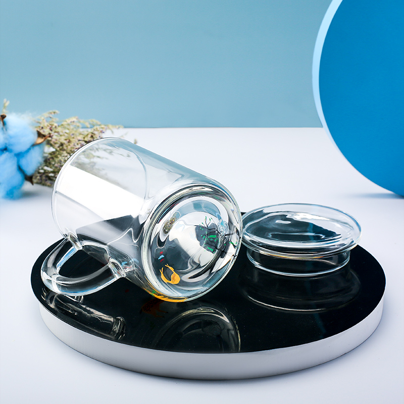 儿童牛奶杯带刻度家用早餐杯宝宝喝奶杯N冲奶粉杯玻璃杯量水杯