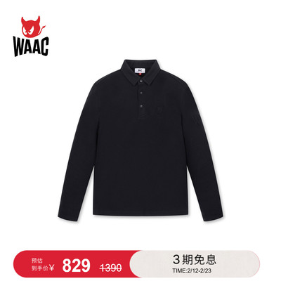 WAAC小恶魔官方男士高尔夫服装长袖POLO