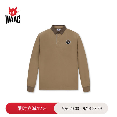 WAAC小恶魔官方男士高尔夫服装LONG SLEEVE长袖POLO