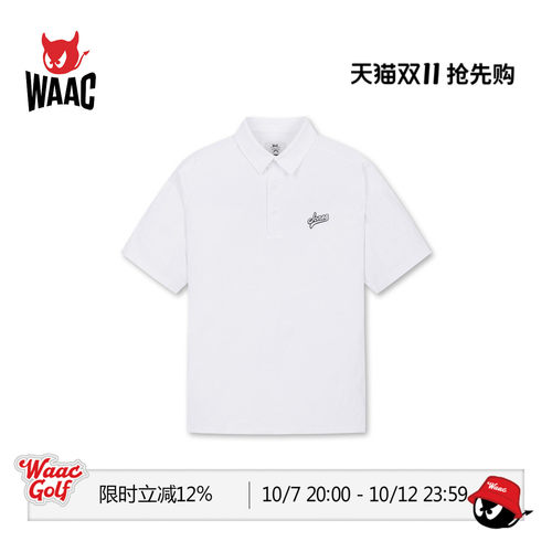 【JONES联名】WAAC小恶魔官方春夏男士高尔夫服装POLO短袖
