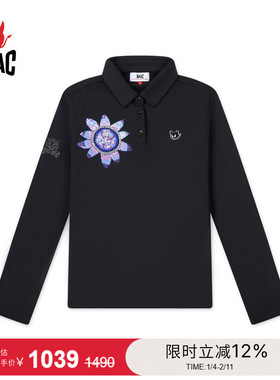 WAAC小恶魔官方女士高尔夫服装SHUTING QIU COLLABORATION POLO衫