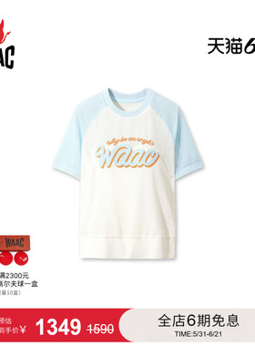 WAAC小恶魔官方春夏新品女士高尔夫服装MESH POLO插肩短袖T恤衫