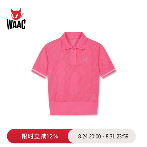 WAAC小恶魔官方春夏女士高尔夫服装POLO短袖