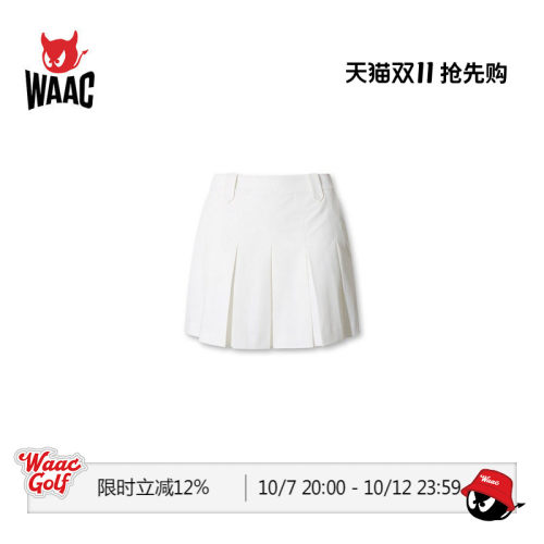 WAAC小恶魔官方春夏新品女士高尔夫服装PLEATS SKORT短裙