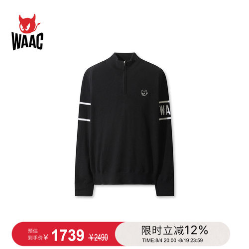 WAAC小恶魔官方男士高尔夫服装Sweater套头衫毛衣