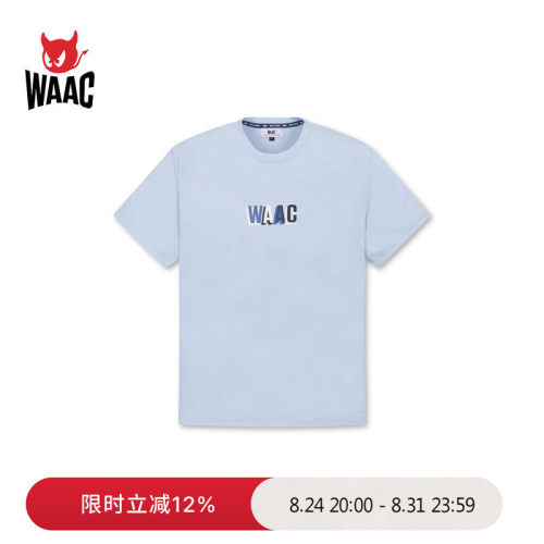 WAAC小恶魔官方春夏男士高尔夫服装SS CREWNECK TOP短袖T恤