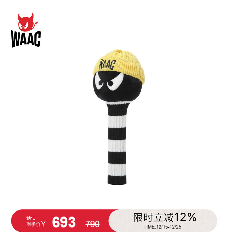 WAAC小恶魔官方早秋新品DRIVER COVER高尔夫杆头套