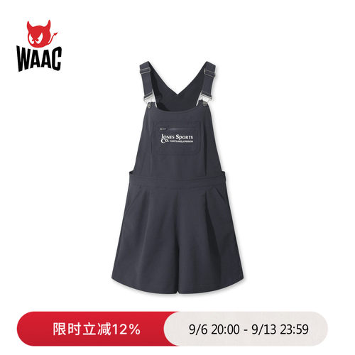【JONES联名】WAAC小恶魔官方春夏新品女士高尔夫服装背带连身裤