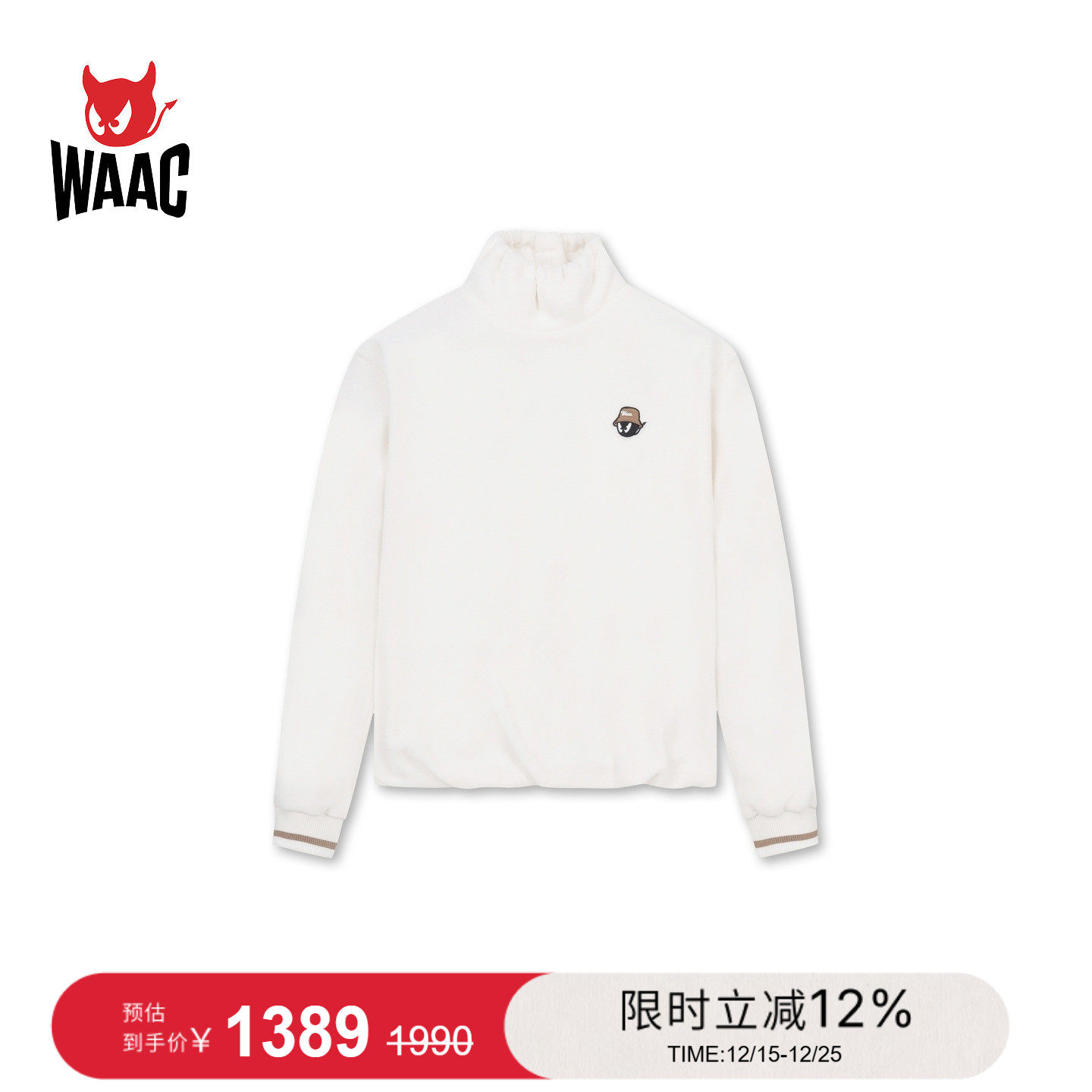 WAAC小恶魔官方女士高尔夫服装卫衣