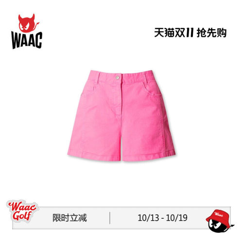 WAAC小恶魔官方春夏新品女士高尔夫服装HALF PANTS短裤