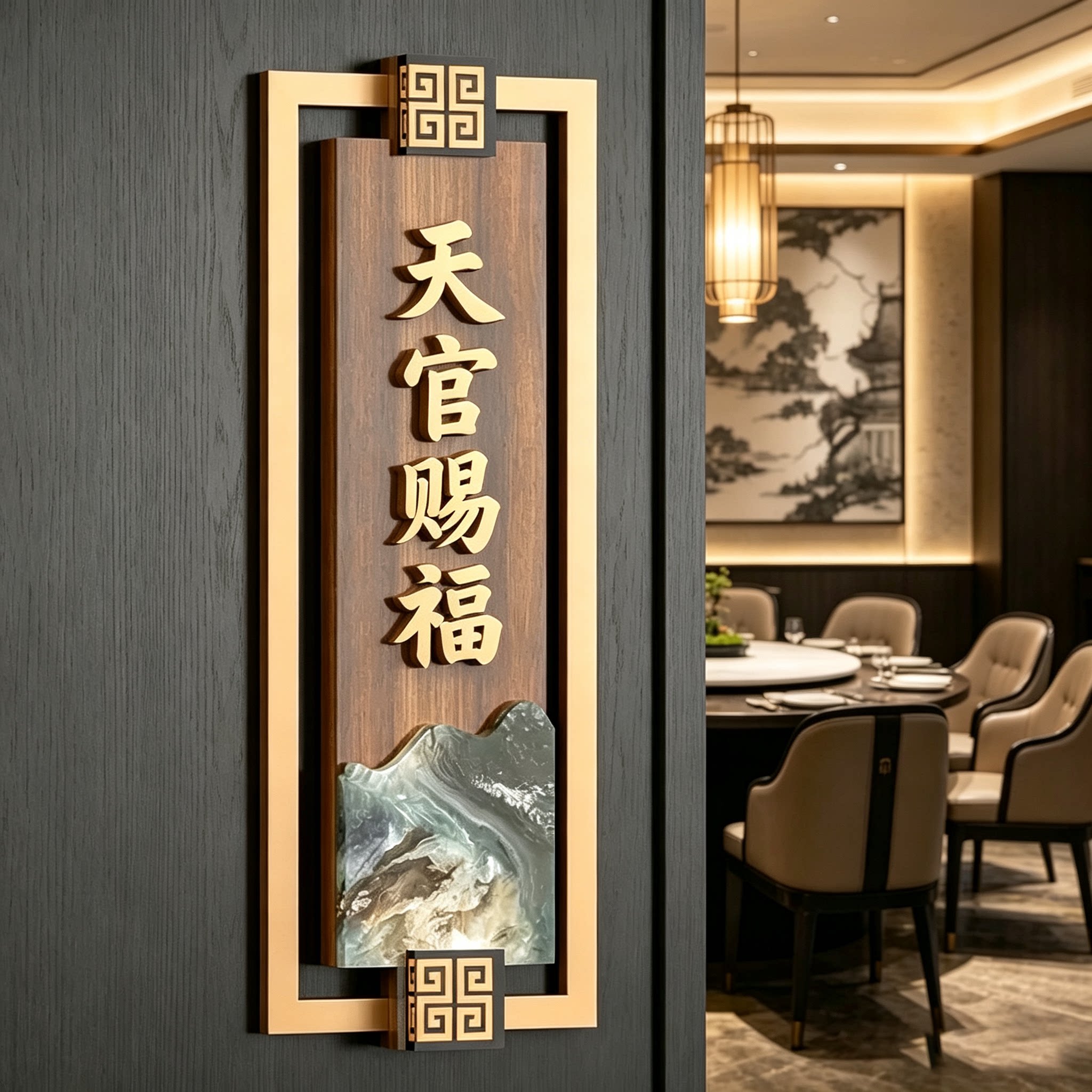 高档包厢门牌定制酒店民宿餐厅