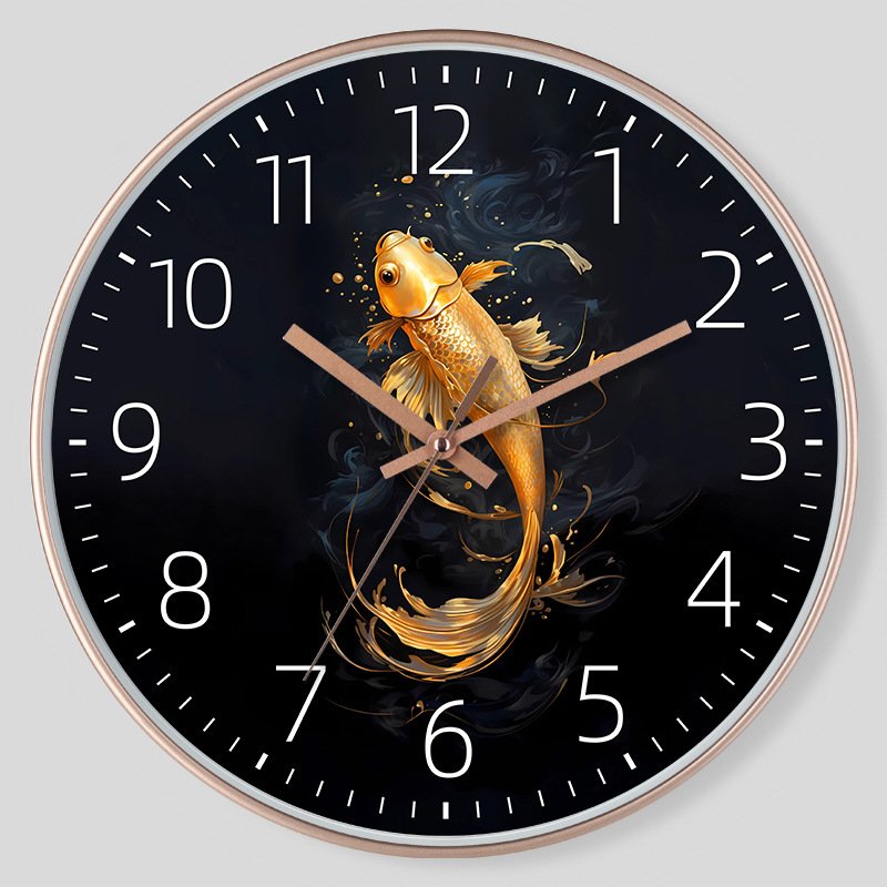 12英寸30CM静音挂钟创意时尚现代家用时钟客厅简约钟表wall clock