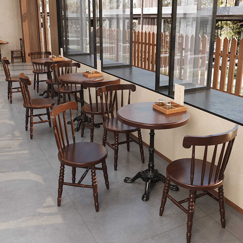 西餐厅甜品店桌椅咖啡厅奶茶店卡座沙发网红饭店餐馆桌椅组合