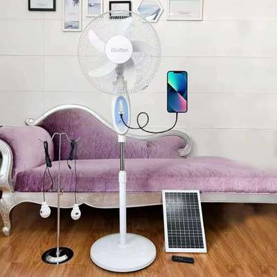 Ventilateur de pied rechargeable de 16 pouces iSolfan