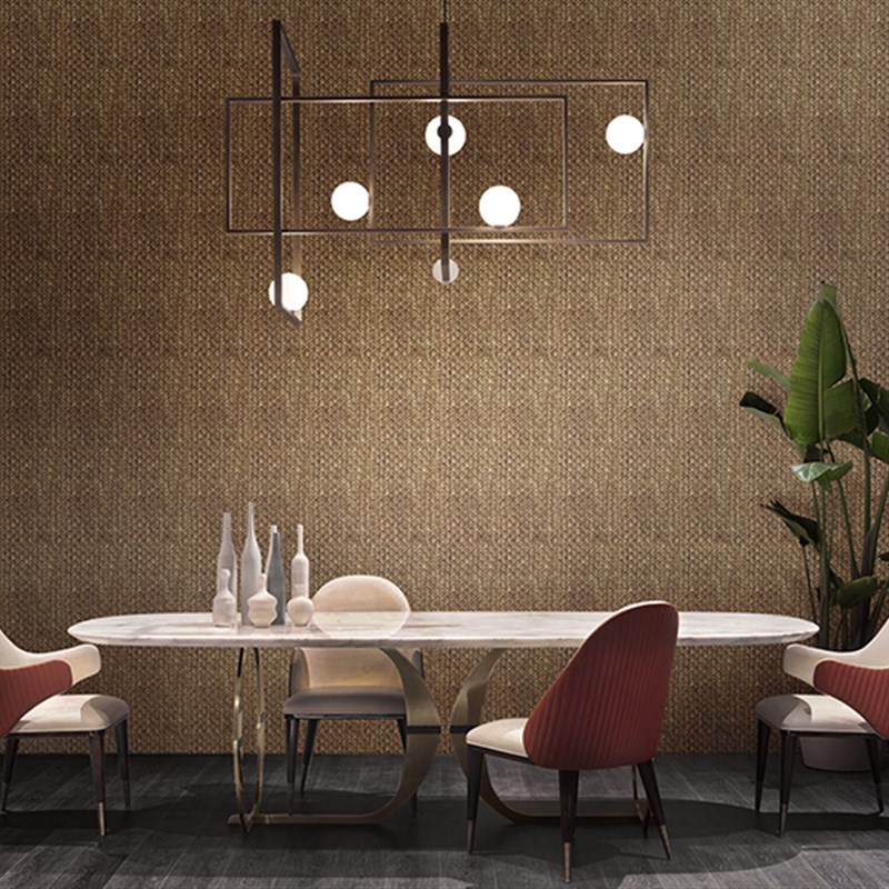 哑光棉麻亚麻墙布卧室客厅纯v色素色壁布现代简约无缝工程棉麻墙