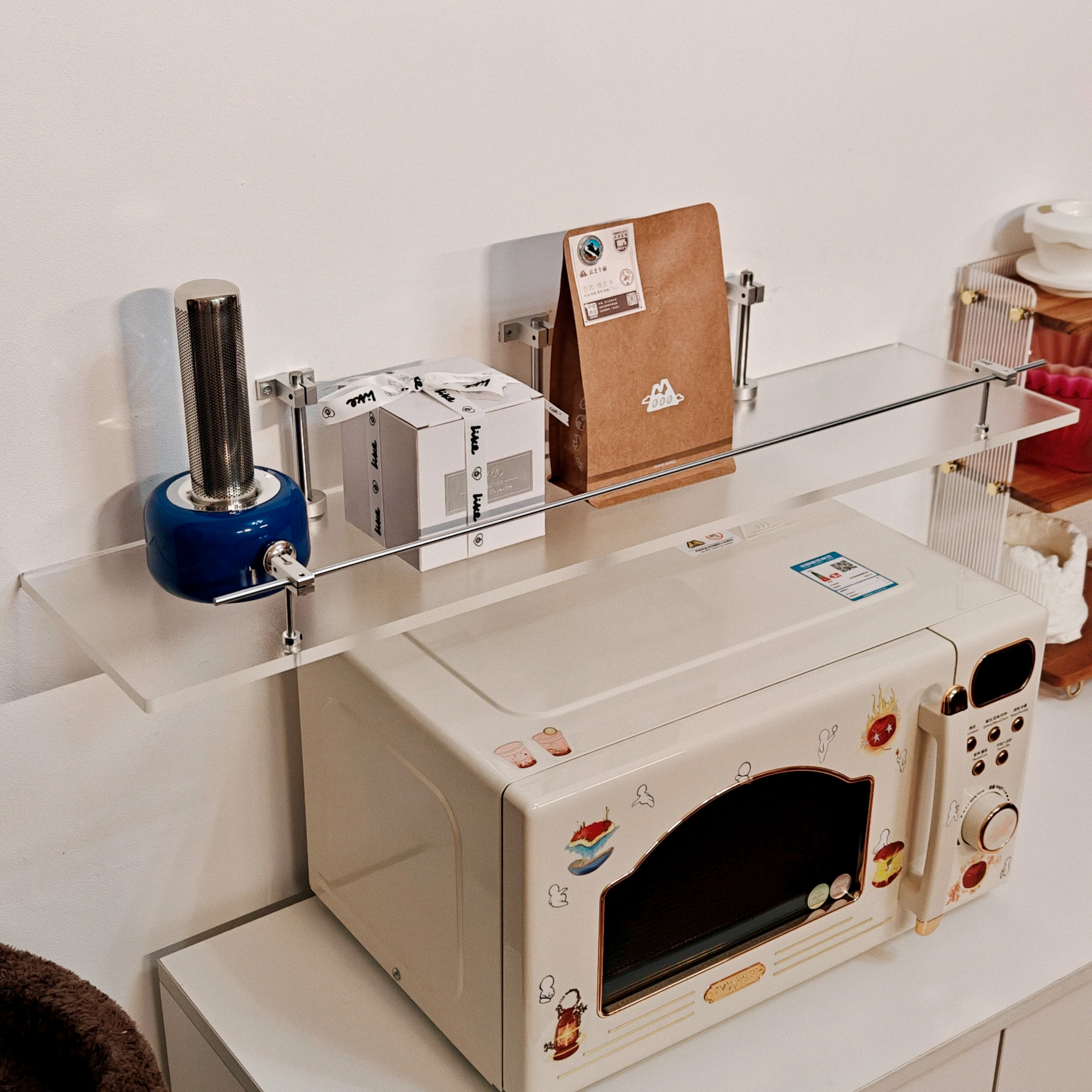 亚克力光轴墙面置物架展示托架