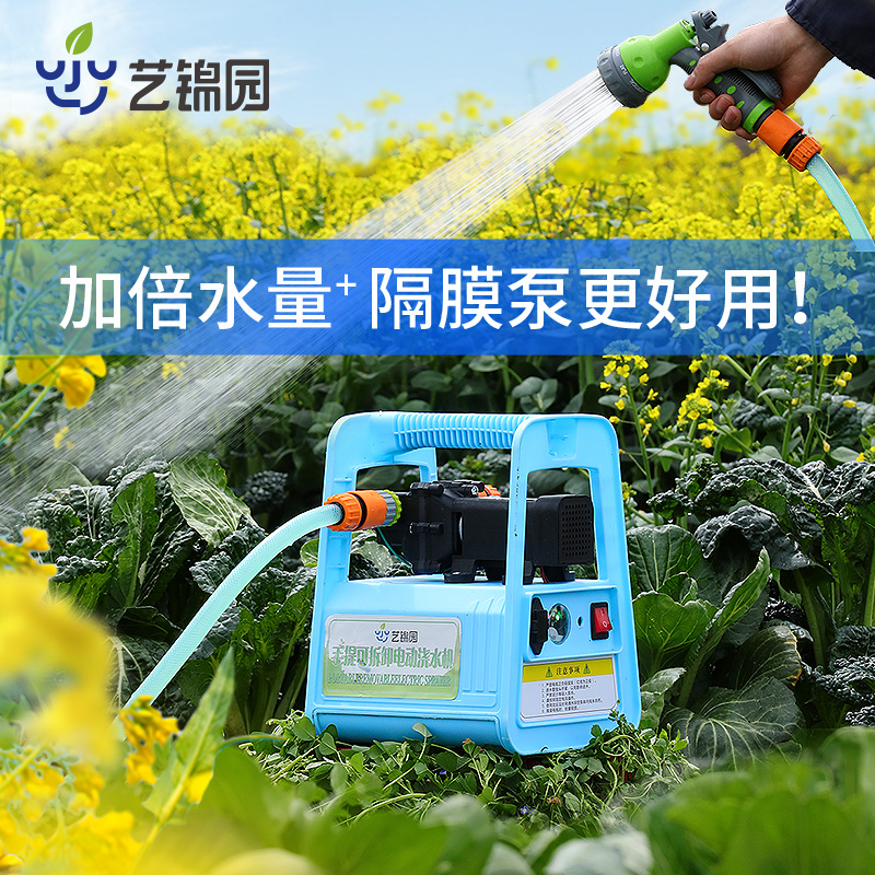 浇菜神器浇水机i家用田园充电12V24V水泵农用户外小型吸水抽水机