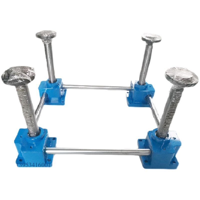 sp900F齿轮齿条同步升降器气缸电动H手摇丝杆升降气缸同步提升平