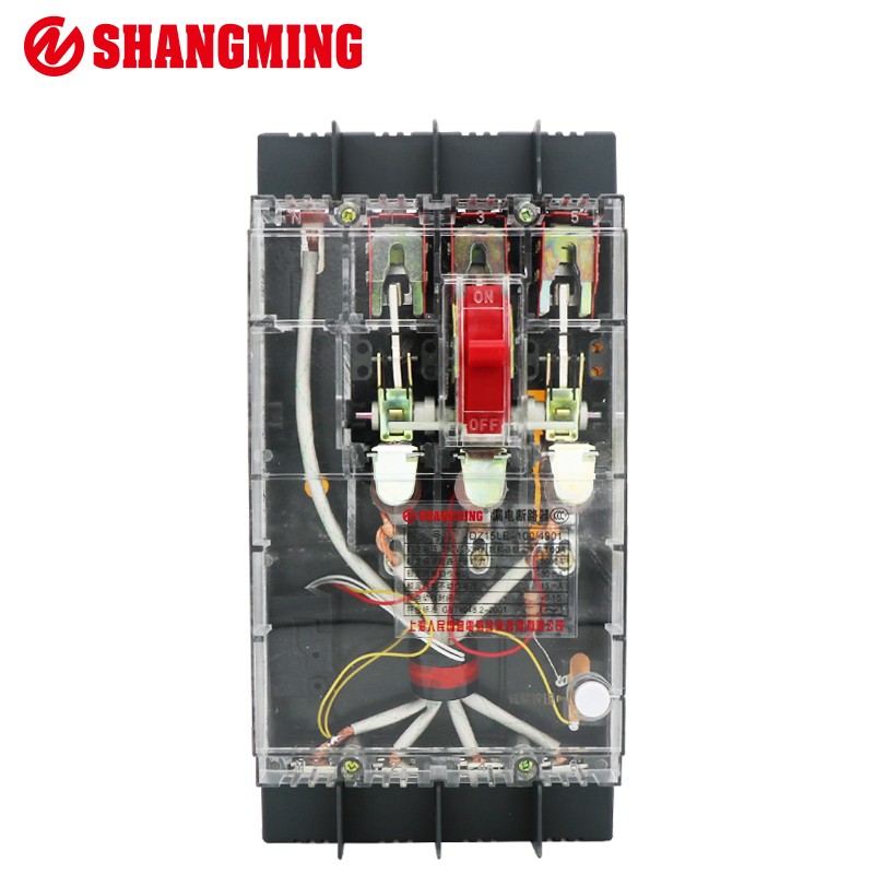 人民电气漏电断路器DZ15LE-100/490 40A63A100A三W相四线透明开关