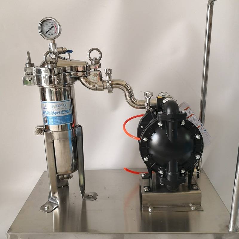 供应移动袋式过滤器 小型镜面抛光小推车过滤器 可定制 顶入袋式