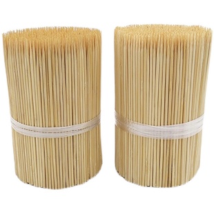 包邮 商用烤香肠短竹签2.5mm 15cm臭豆腐酱香饼小丸子炸串签4000支