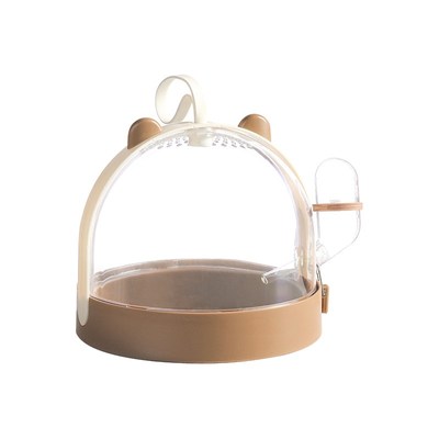 卡诺仓鼠外带笼全透明亚克力迷你大小号便携式金丝熊外出专用笼子