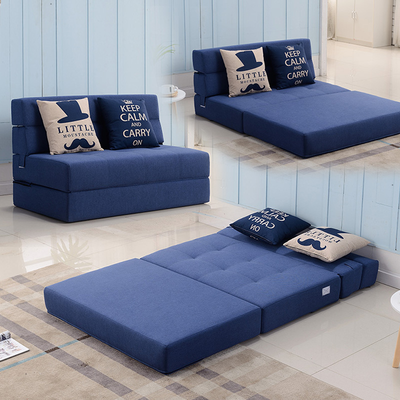 榻榻米床垫海绵垫子折叠床垫1.2米床1.5米床加厚加硬家用学生单人