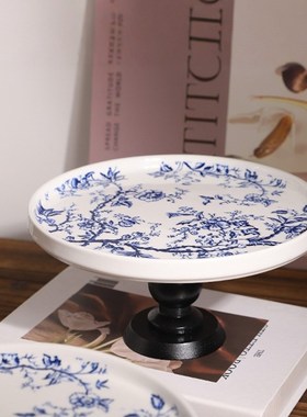 收纳托盘入户玄关放钥匙艺术摆件客厅轻奢高档小众房间改造小物件