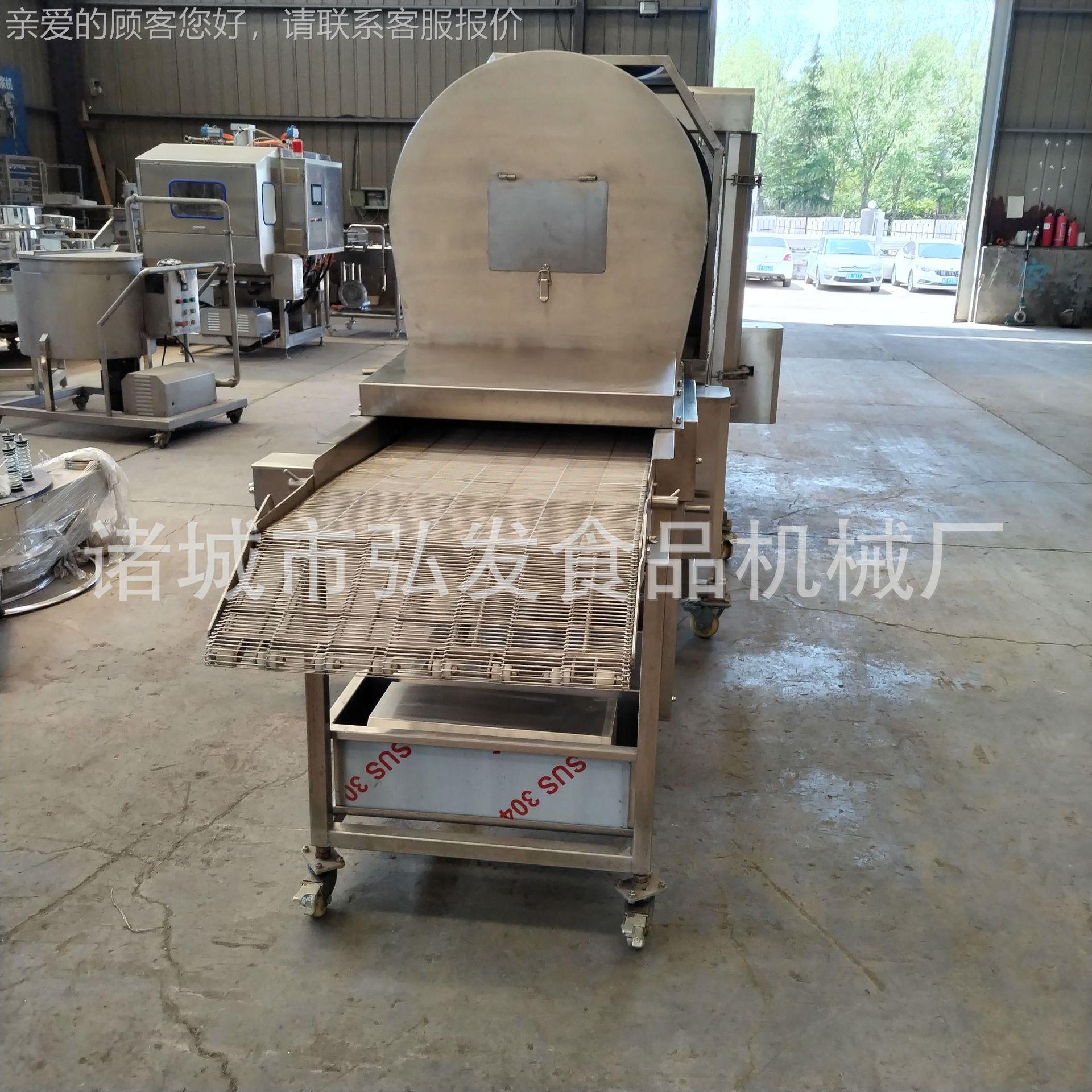 锅包肉鸡米花滚筒小上粉机 全自动盐式酥鸡块裹设粉备 酥LOA肉裹