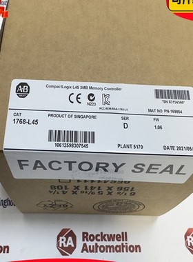 优惠AB 1768-L45 罗克韦尔CompactLogix L4 可控制编程器