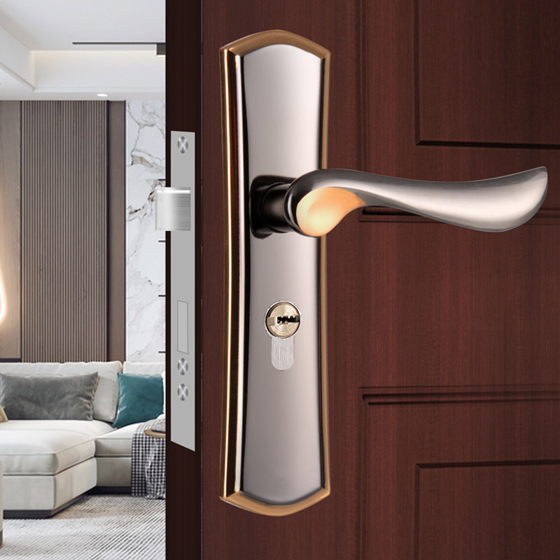 静音门锁室f内用卧室通用型锁具实木门锁套餐门把手机械五金