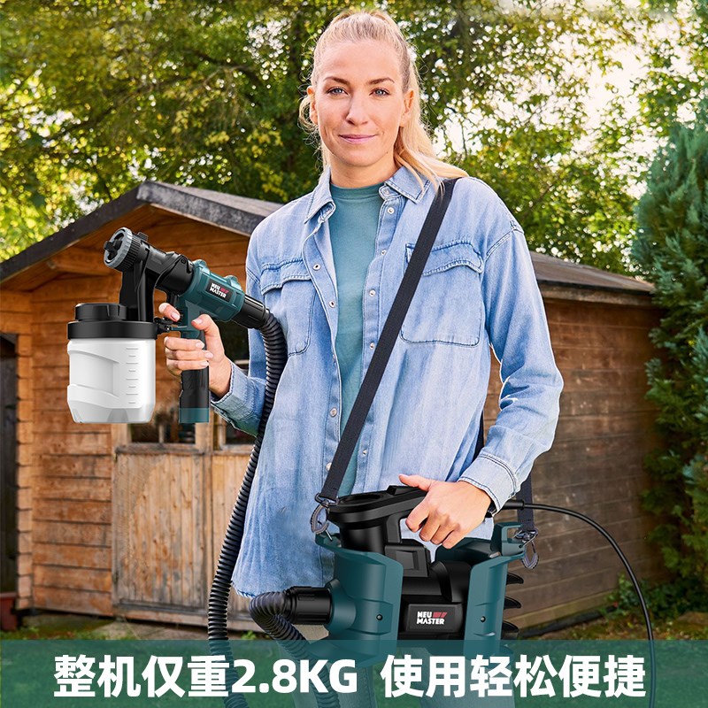 专业电动喷漆枪油漆涂料喷枪乳z胶漆喷涂机高雾化喷壶家用喷漆神