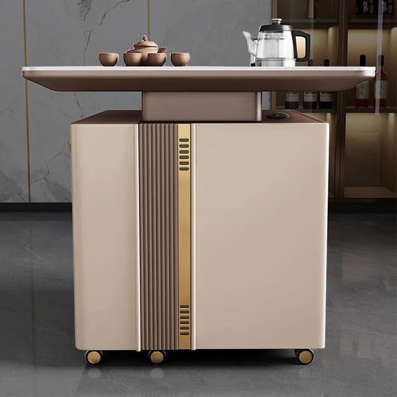 智能上水岩c板茶桌椅组合阳台轻奢茶台家用泡茶桌简约茶几小茶台