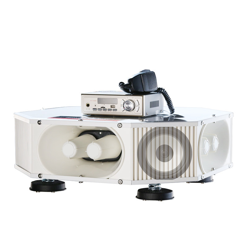 12V大功率车载扩音高音四方宣B传喇叭车顶广告音响录音喊话扬声器