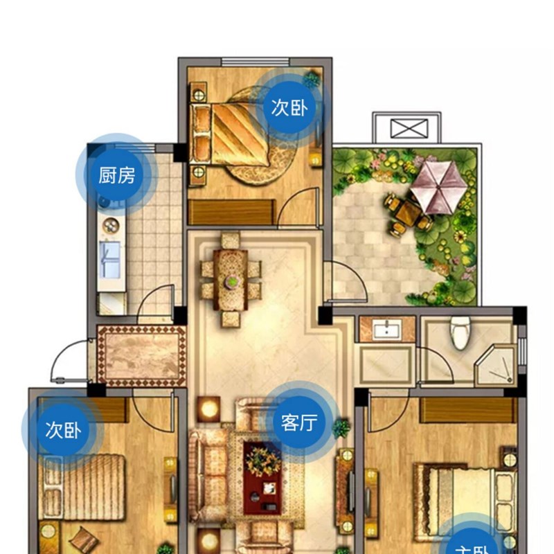 1000米开关字遥控家用无线电源智能遥控开关2S20V灯具控制器
