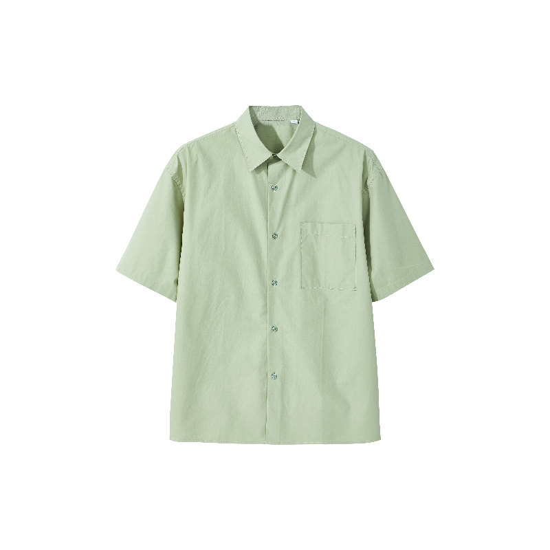 凡客诚品VANCL官方店 26夏季新款 纯棉口袋衬衫短袖 男女休闲活力