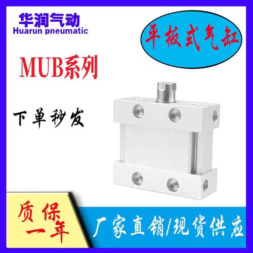 SMC型平板式气缸MDUWB/MUB/MDUB 25-32-40-50-63-100-20 DZ DMZ-X