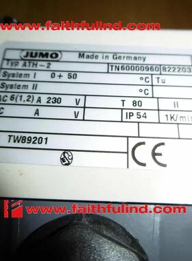 议价Jumo 60000960 久茂温度传器 ATH-2 603021/02 50度