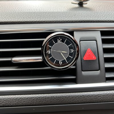 40mm超薄CITIZEN机芯车载时钟夜光指针高档电子时钟汽车钟表车用