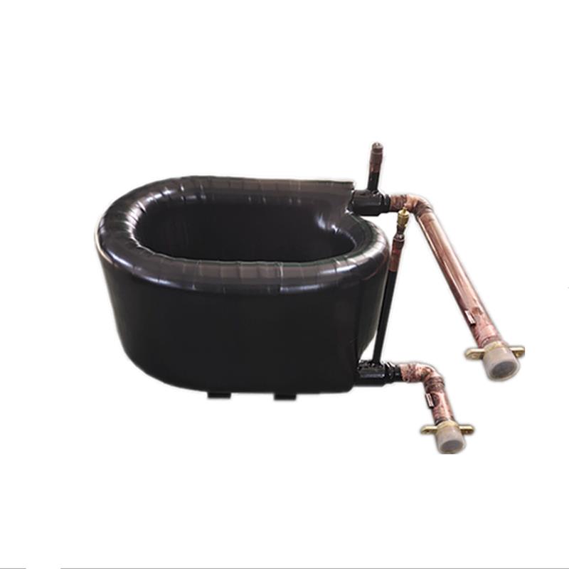 空气能套管热交换器热泵冷凝器蒸发器热交换蒸发器空调制冷配件