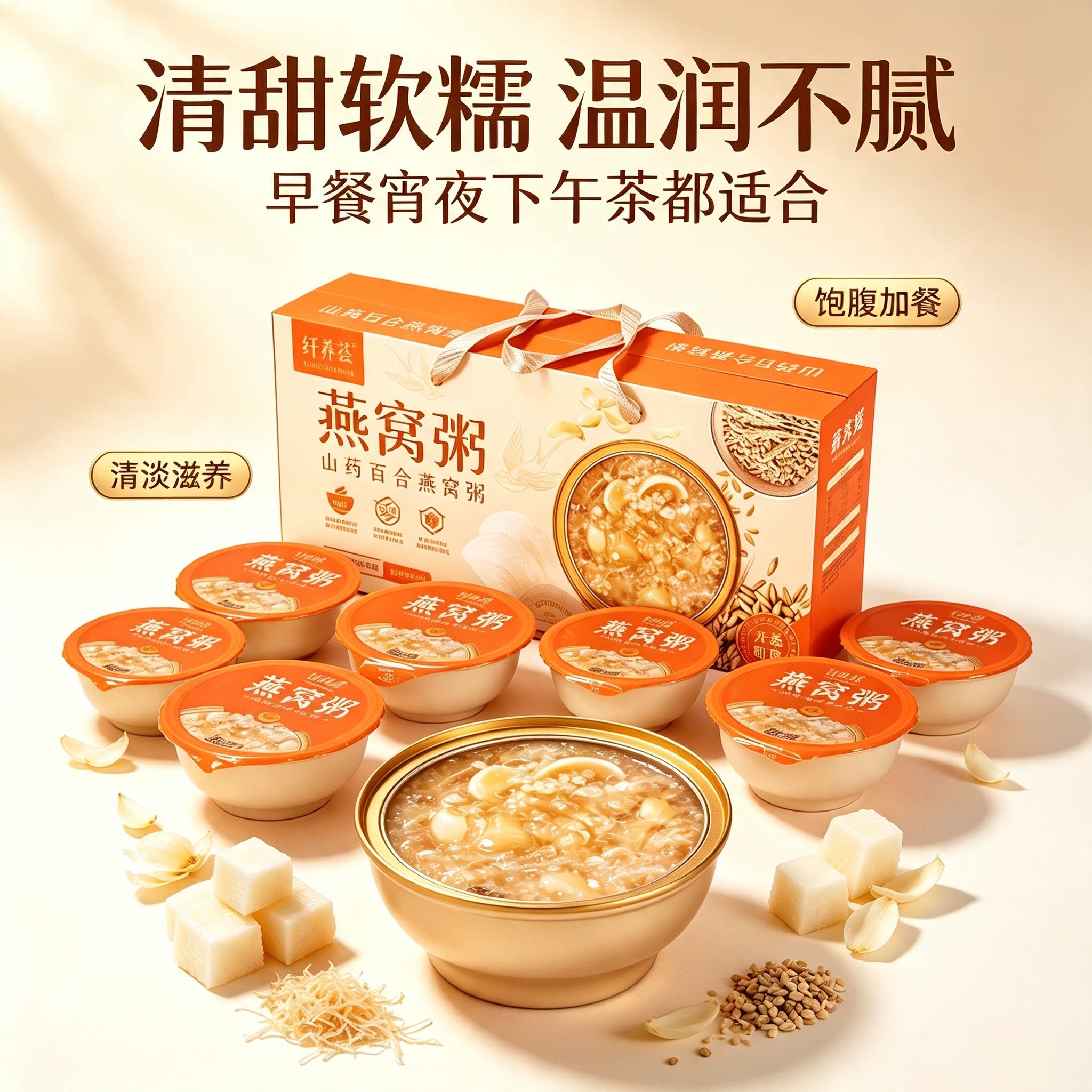 纤养荟即食燕窝粥礼盒送礼