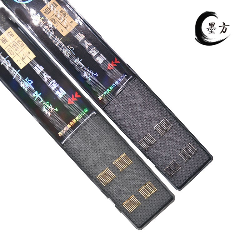 墨方手绑子线定制子线黑坑偷驴野钓鲫鱼鲤鱼狼牙鱼钩金袖细地鲤