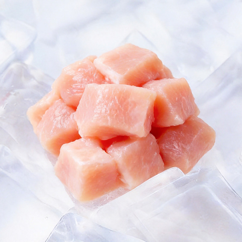 益客鸡腿肉丁500g冷冻新鲜去皮去骨鸡米花生鲜食材腿肉粒