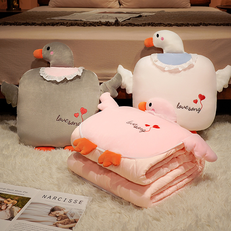 夏季抱枕被子两用二合一午休汽车折叠车用枕头办公室午睡毯子靠枕