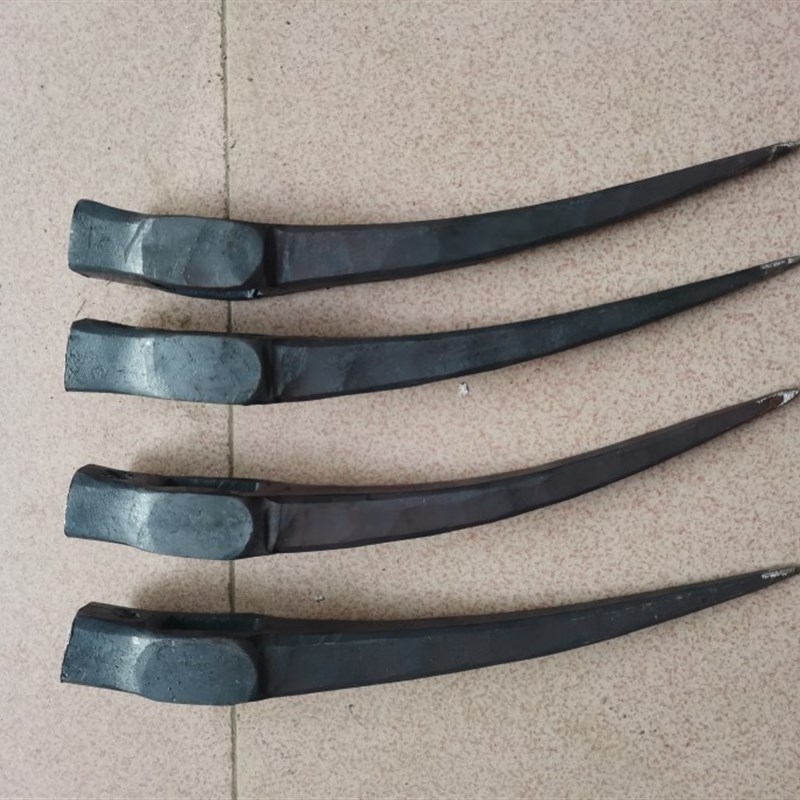 手工锻打挖石头挖煤矿镐头锄岩锄农用采挖树根工具洋镐尖镐岩镐头