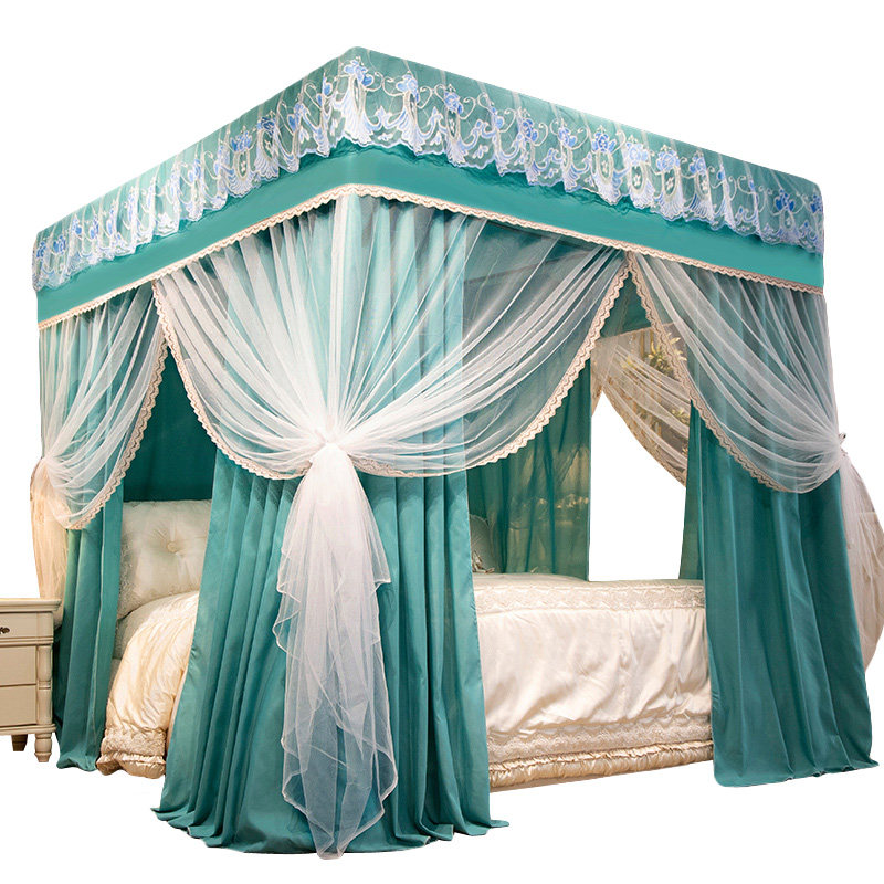 遮光蚊帐布帘一体式全封闭双层蚊帐加密帐莎加厚布帘床幔加粗支架,床上用品,蚊帐,淘宝优惠券,粉丝福利购,淘宝优惠卷