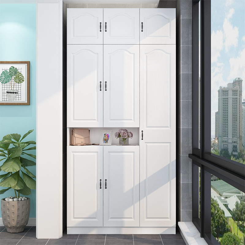 定制阳台储物柜衣柜大容量省空间柜子杂物收纳柜置物柜经济型