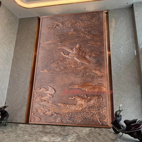 铜浮雕定制大型铜浮雕室内装饰铜壁画铜板画室外墙面铜浮雕墙厂家图片
